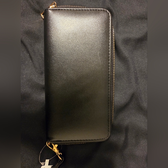 Icing Black and Gold Wristlet Wallet - Picture 3 of 3